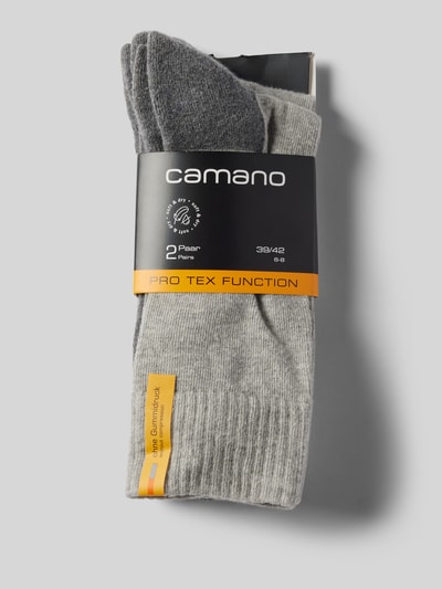 camano Unisex Socken mit Pro-Tex Funktion im 2er-Pack Hellgrau 3