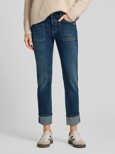 Gang Boyfriend Jeans mit Label-Detail Modell 'NICA WORKER' Blau 4