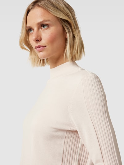 Marc Cain Gebreide pullover met opstaande kraag Lichtroze - 3