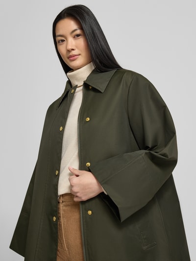 Barbour Relaxed Fit Funktionsmantel aus Baumwoll-Mix Modell 'FIA' Oliv 3
