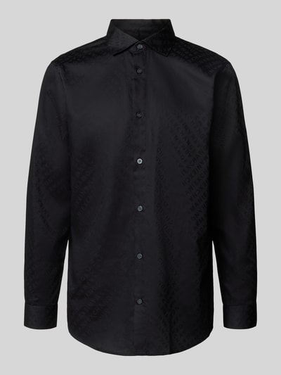 ARMANI EXCHANGE Regular Fit Freizeithemd mit Allover-Logo-Print Black 2