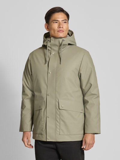 RAINS Funktionsjacke mit Kapuze Schilf 4