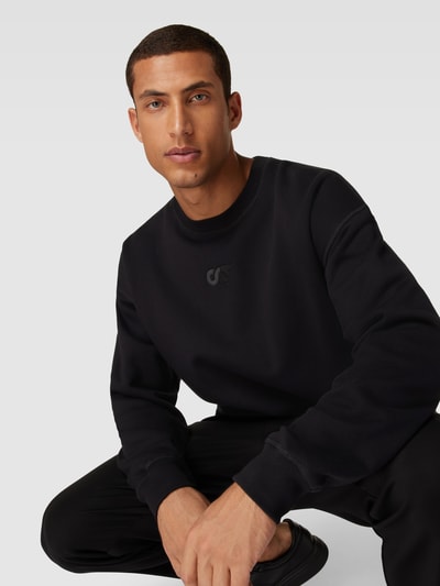 AlphaTauri Sweatshirt mit Label-Stitching Modell 'SEOVE' Black 3