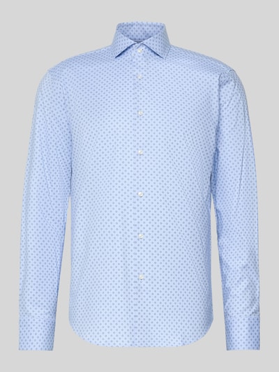 BOSS Regular Fit Businesshemd aus Baumwolle mit Kentkragen Modell 'JOE' Bleu 2
