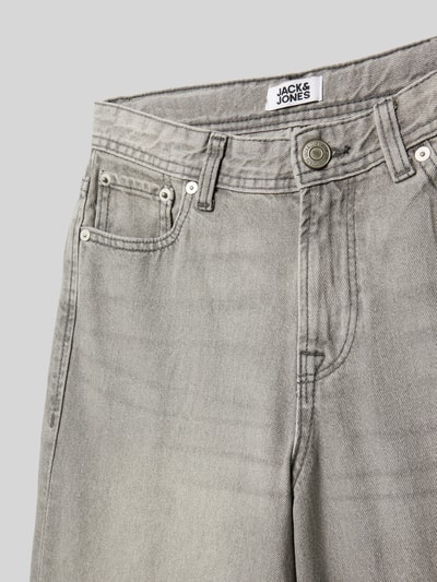 Jack & Jones Baggy Fit Jeans im 5-Pocket-Design Modell 'ALEX' Mittelgrau Melange 2