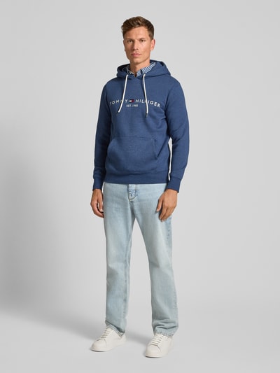 Tommy Hilfiger Oversized hoodie van katoenmix Petrol - 1