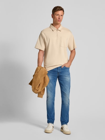 MAC Straight Fit Jeans im 5-Pocket-Design Modell 'ARNE PIPE' Blau 1