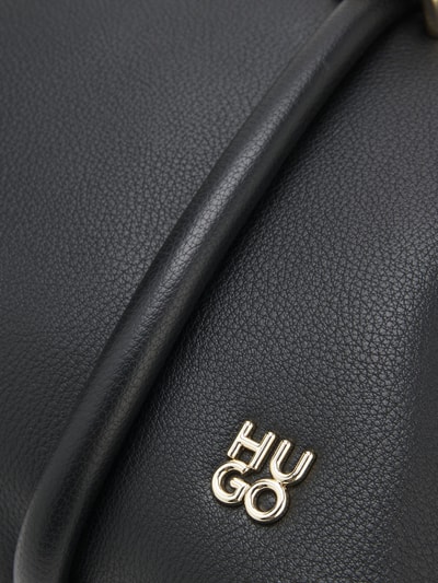 HUGO Henkeltasche mit Logo-Detail Modell 'Briony_Duffle' Black 5