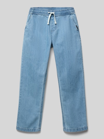 Quiksilver Jeans mit elastischem Bund und Eingrifftaschen Hellblau 1
