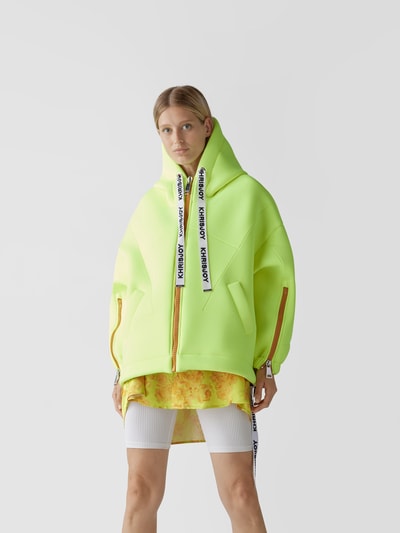 Khrisjoy Jacke mit Label-Details Neon Gelb 4