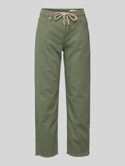 s.Oliver RED LABEL Straight Fit Jeans aus Baumwoll-Mix Modell 'KAROLIN' Khaki 2