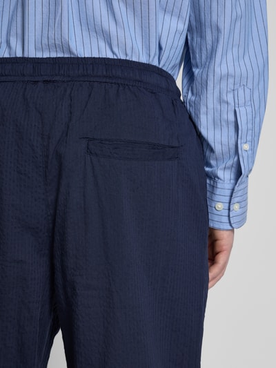 Redefined Rebel Loose Fit Stoffhose mit Strukturmuster Modell 'ANDY' Marine 3