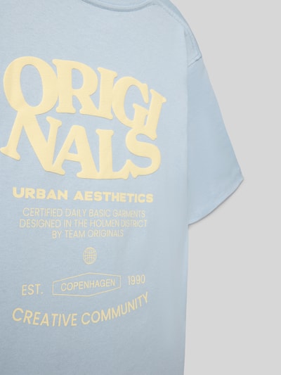 Jack & Jones T-Shirt mit Label-Stitching Modell 'TAVIRA' Bleu 2