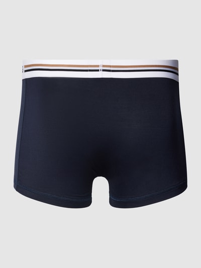 BOSS Boxershort met elastische band met logo in een set van 3 stuks Donkerblauw - 3