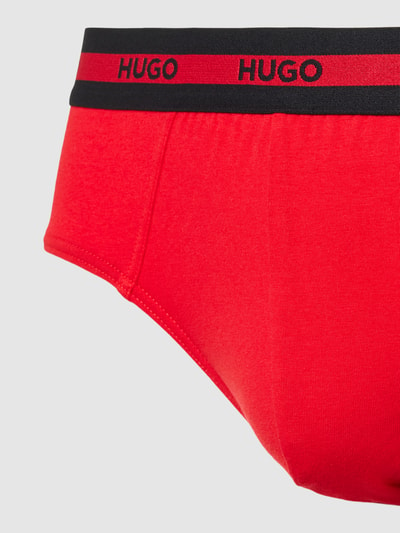 HUGO Slip met elastische band met label in een set van 3 stuks Rood - 2