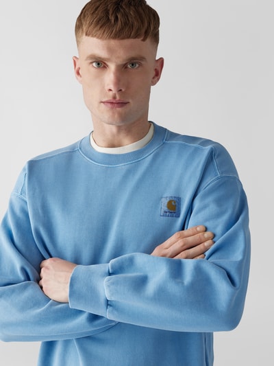 Carhartt WIP Sweatshirt aus reiner Baumwolle Hellblau 3