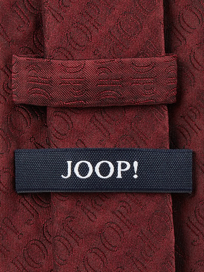 Joop! Slim Fit Krawatte aus reiner Seide (7,5 cm) Bordeaux 2