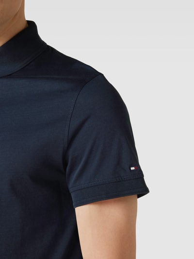 Tommy Hilfiger Poloshirt mit Label-Stitching Marineblau 3