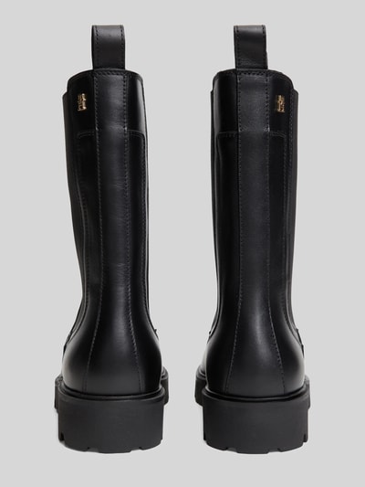 Tommy Hilfiger Stiefeletten aus echtem Rindsleder Black 5