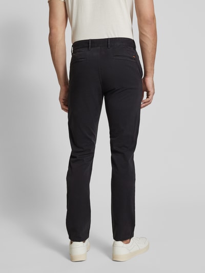 BOSS Orange Slim Fit Chino mit französischen Eingrifftaschen Black 5