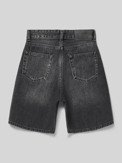 Produktfoto, Loose Fit Jeansshorts aus reiner Bio-Baumwolle Modell 'FADE' van Only & Sons, denimlook in grijs, 5-pocketmodel, labelpatch, verstelbare wijdte, knoop- en ritssluiting, gemaakt van biologisch katoen
