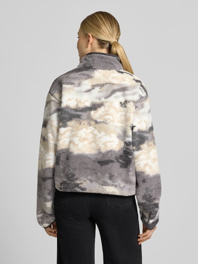 Columbia Fleeceshirt mit Stehkragen und Label-Patch Modell 'Helvetia II' Black 5