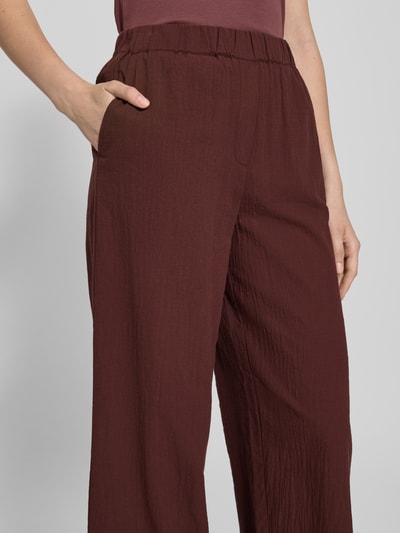 JAKE*S STUDIO WOMAN Stoffhose mit elastischem Bund Rostrot 3