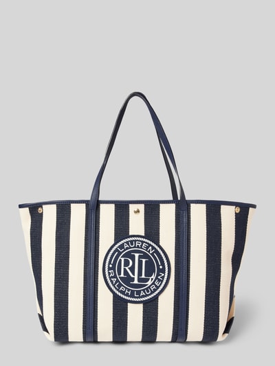 Lauren Ralph Lauren Shopper aus reiner Baumwolle Modell 'EMERIE' Marine 2