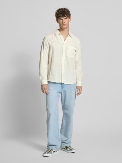 REVIEW Koszula casualowa z muślinu Écru 1