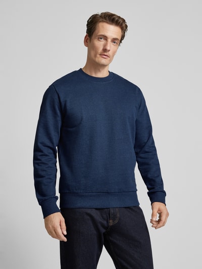 Marc O'Polo Regular Fit Sweatshirt aus reiner Bio-Baumwolle Rauchblau 4