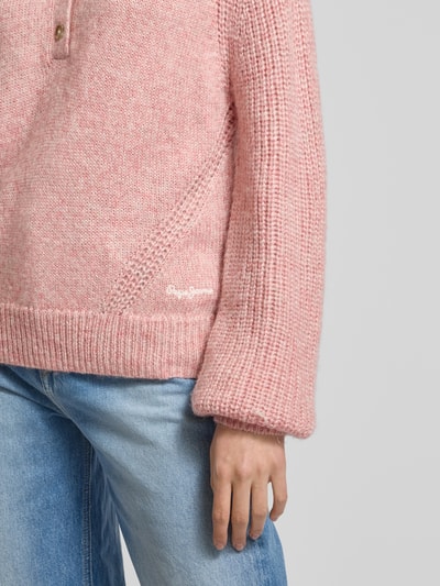 Pepe Jeans Gebreide pullover met ronde hals Roze gemêleerd - 3