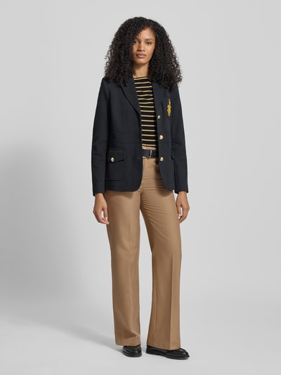 Lauren Ralph Lauren T-Shirt mit U-Boot-Ausschnitt Modell 'JUDY' Gold Melange 1