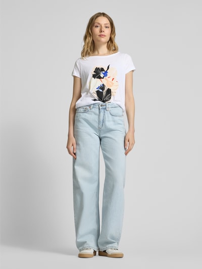 Marc O'Polo Regular fit T-shirt van puur katoen  Wit - 1