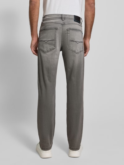 Christian Berg Men Straight fit jeans in 5-pocketmodel Lichtgrijs - 5