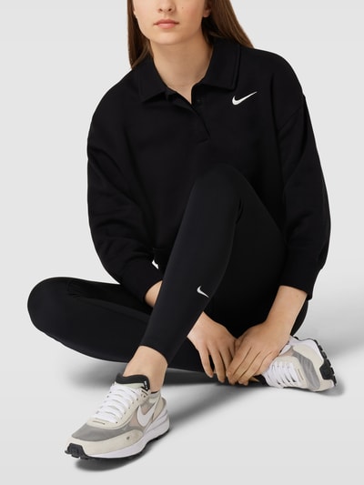 NIKE TRAINING Sportlegging met labeldetail Zwart - 1