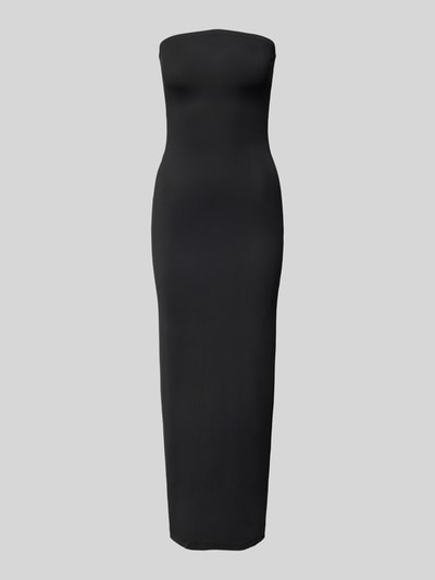 Only Sukienka midi z efektem prążkowania model ‘CLARE’ Czarny 2