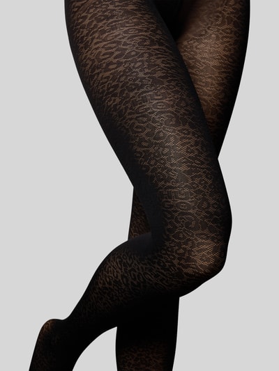 HUGO Strumpfhosen mit 40 DEN Modell 'LEO' Black 3