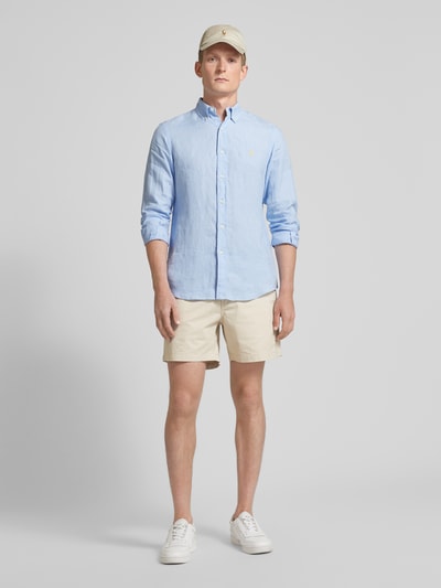 Polo Ralph Lauren Regular Fit Shorts mit Logo-Stitching Modell 'PREPSTER' Beige 1