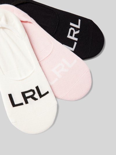 Lauren Ralph Lauren Socken mit Label-Print im 3er-Pack Rosa 2