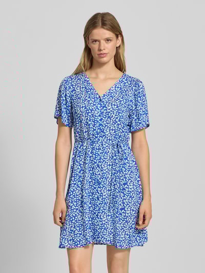 Only Regular Fit Minikleid aus reiner Viskose Modell 'EVIDA' Blau 4