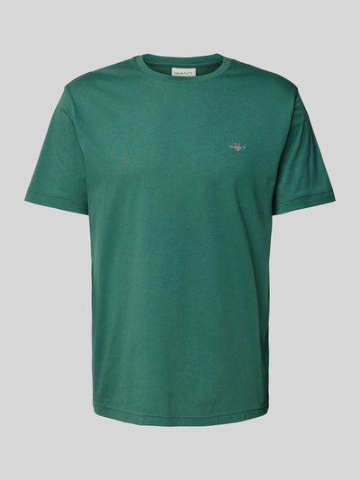 Gant T-Shirt mit Label-Stitching Mint 1