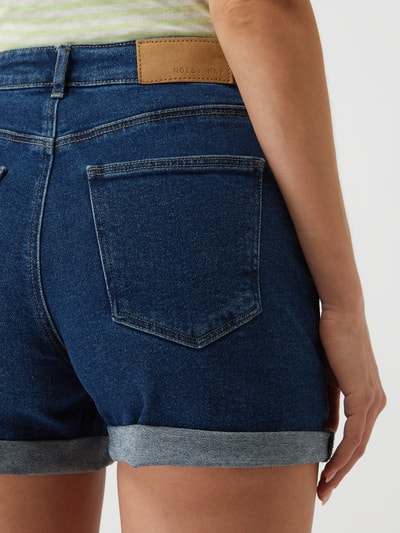 Noisy May Slim Fit Jeansshorts mit Stretch-Anteil Modell 'Katy' Jeansblau 3