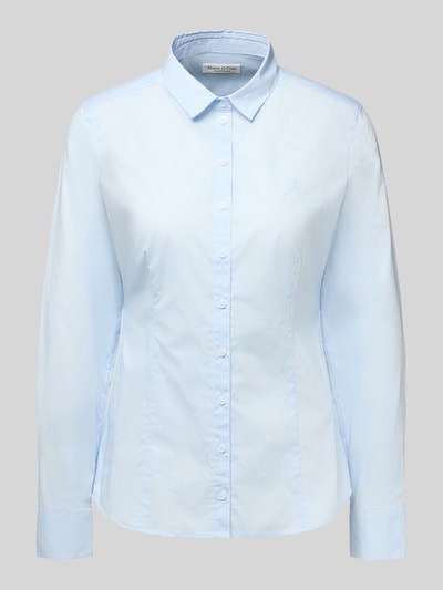 Marc O'Polo Overhemdblouse van katoenmix Bleu - 2