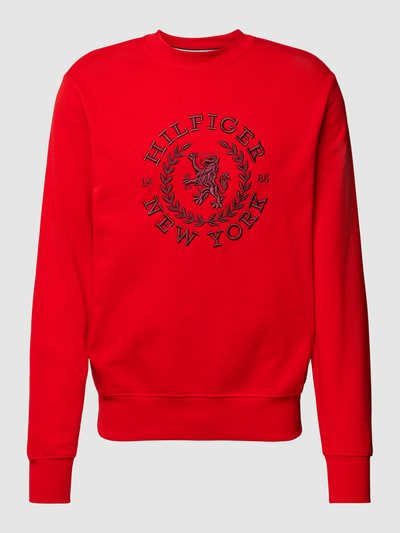 Tommy Hilfiger Sweatshirt met motiefstitching Rood - 2