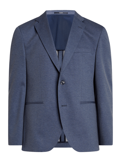 BOSS Regular Fit 2-Knopf-Sakko aus Jersey Modell 'Jasper' Blau 1