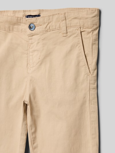 Blue Seven Regular Fit Chino mit Gürtelschlaufen Camel 2