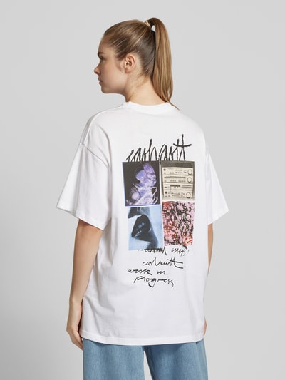 Carhartt Work In Progress T-Shirt mit Motiv- und Label-Print Weiss 5