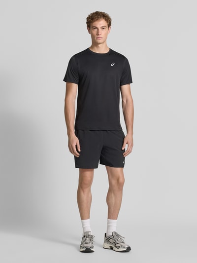 ASICS TIGER T-shirt z nadrukiem z logo model 'CORE' Czarny 1