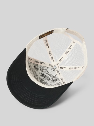 Von Dutch Trucker Cap mit Label-Schriftzug Modell 'NEWARK' Offwhite 2