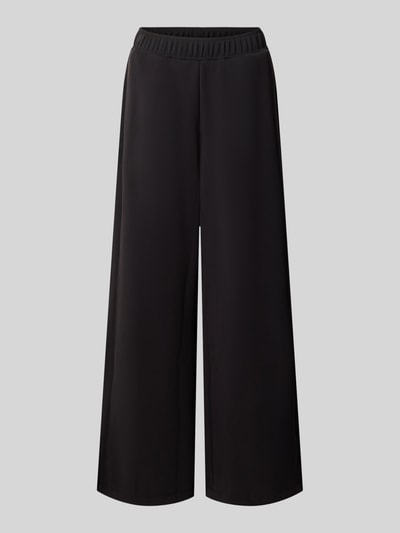 Jake*s Casual Weite Hose mit elastischem Bund Black 1